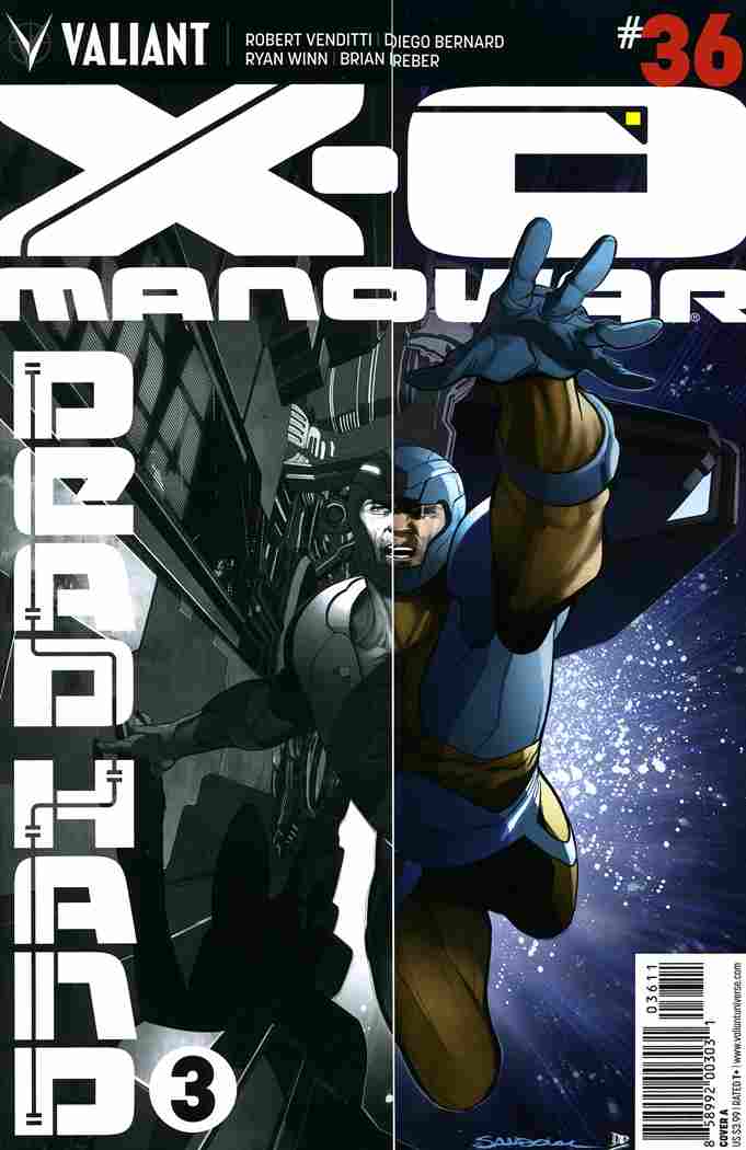 X-O MANOWAR (2012) #36 CVR A OVERLAY SANDOVAL