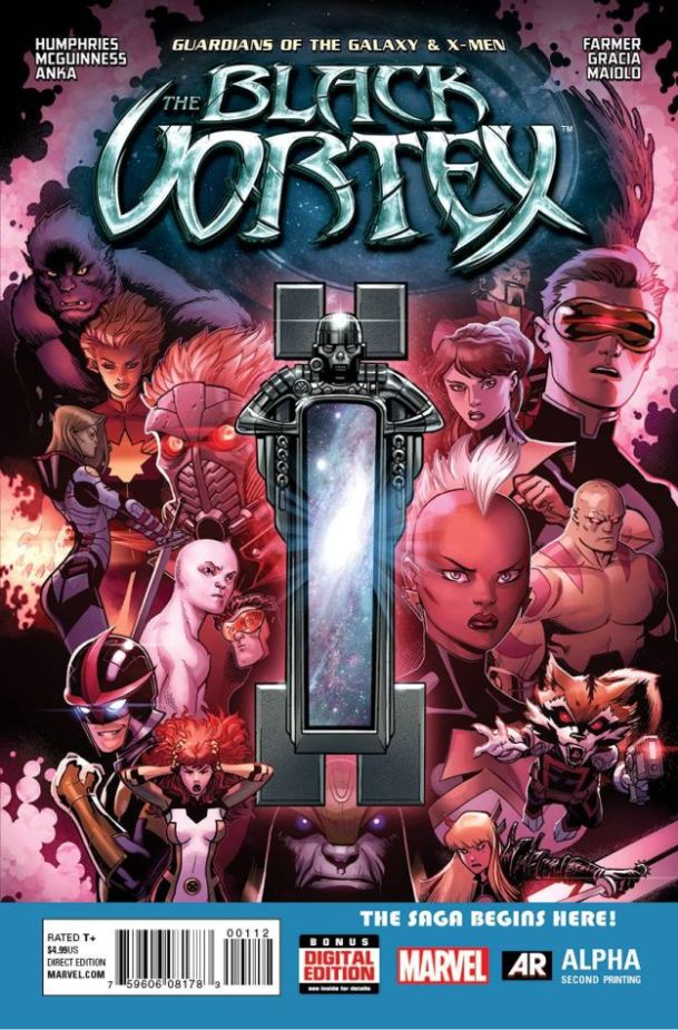 GOTG AND X-MEN BLACK VORTEX ALPHA #1 2ND PTG VAR BV