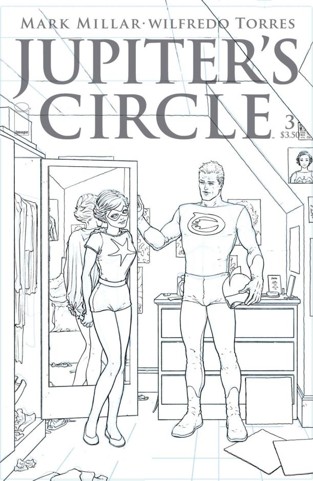 JUPITERS CIRCLE #3 CVR C QUITELY BLACK & WHITE (MR)