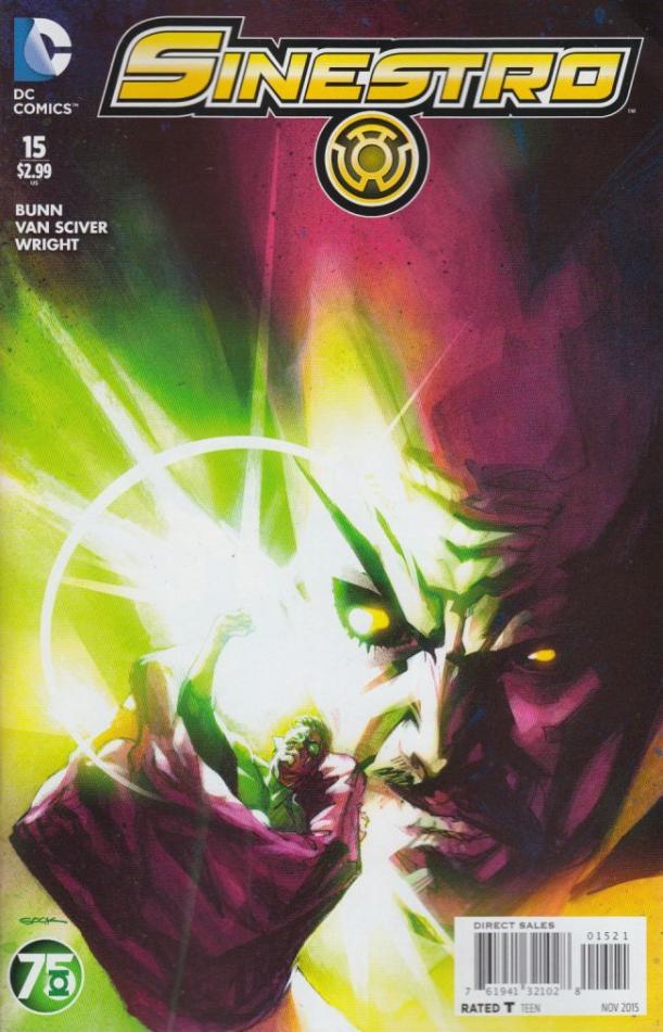 SINESTRO #15 GREEN LANTERN 75 VAR ED