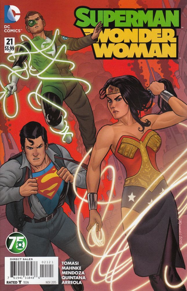 SUPERMAN WONDER WOMAN #21 GREEN LANTERN 75 VAR ED