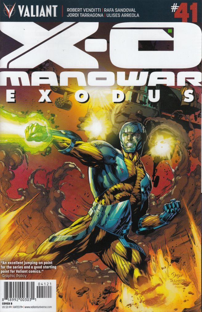 X-O MANOWAR (2012) #41 CVR B BERNARD