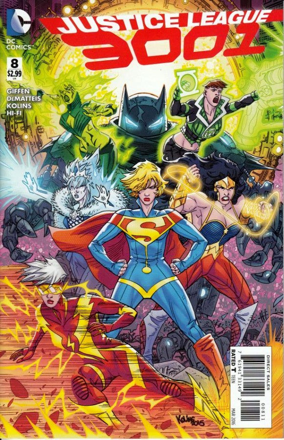 JUSTICE LEAGUE 3001 #8