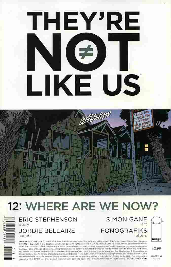 THEYRE NOT LIKE US #12 (MR)