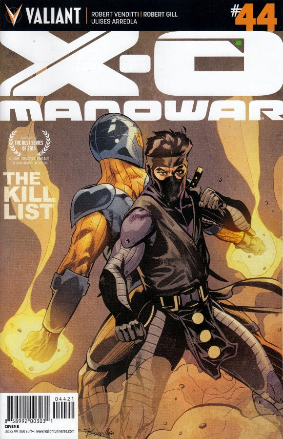 X-O MANOWAR (2012) #44 CVR B MOONEY