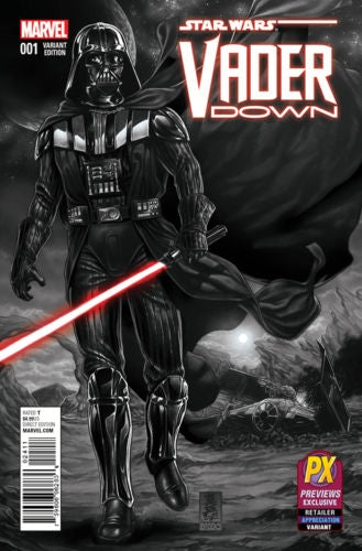 STAR WARS VADER DOWN #1 PX RETAILER VARIANT