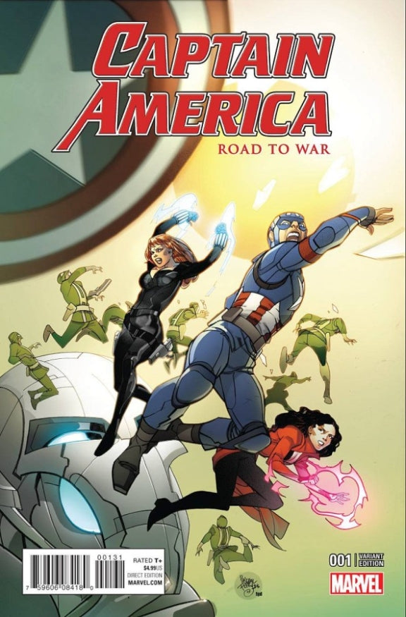 CAPTAIN AMERICA ROAD TO WAR #1 VAR