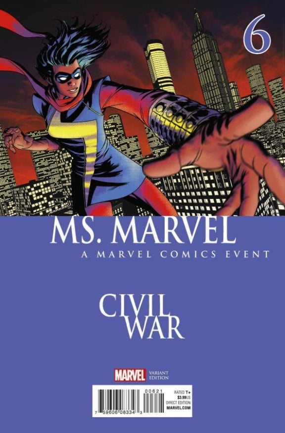 MS MARVEL #6 CIVIL WAR VAR