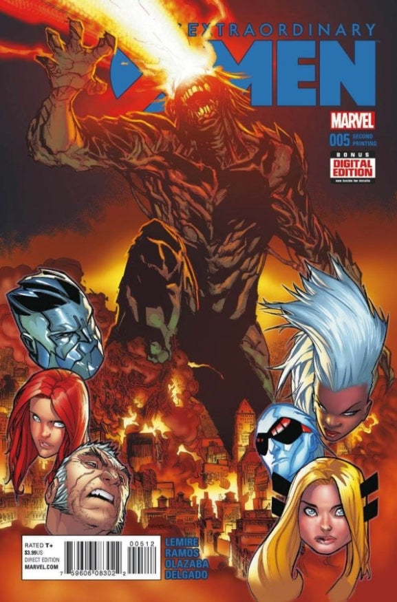 EXTRAORDINARY X-MEN #5 RAMOS 2ND PTG VAR