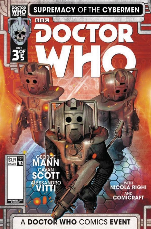 DOCTOR WHO SUPREMACY OF THE CYBERMEN #3 (OF 5) CVR C LISTRAN