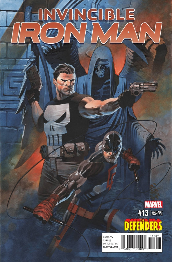 INVINCIBLE IRON MAN #13 DEFENDERS VAR