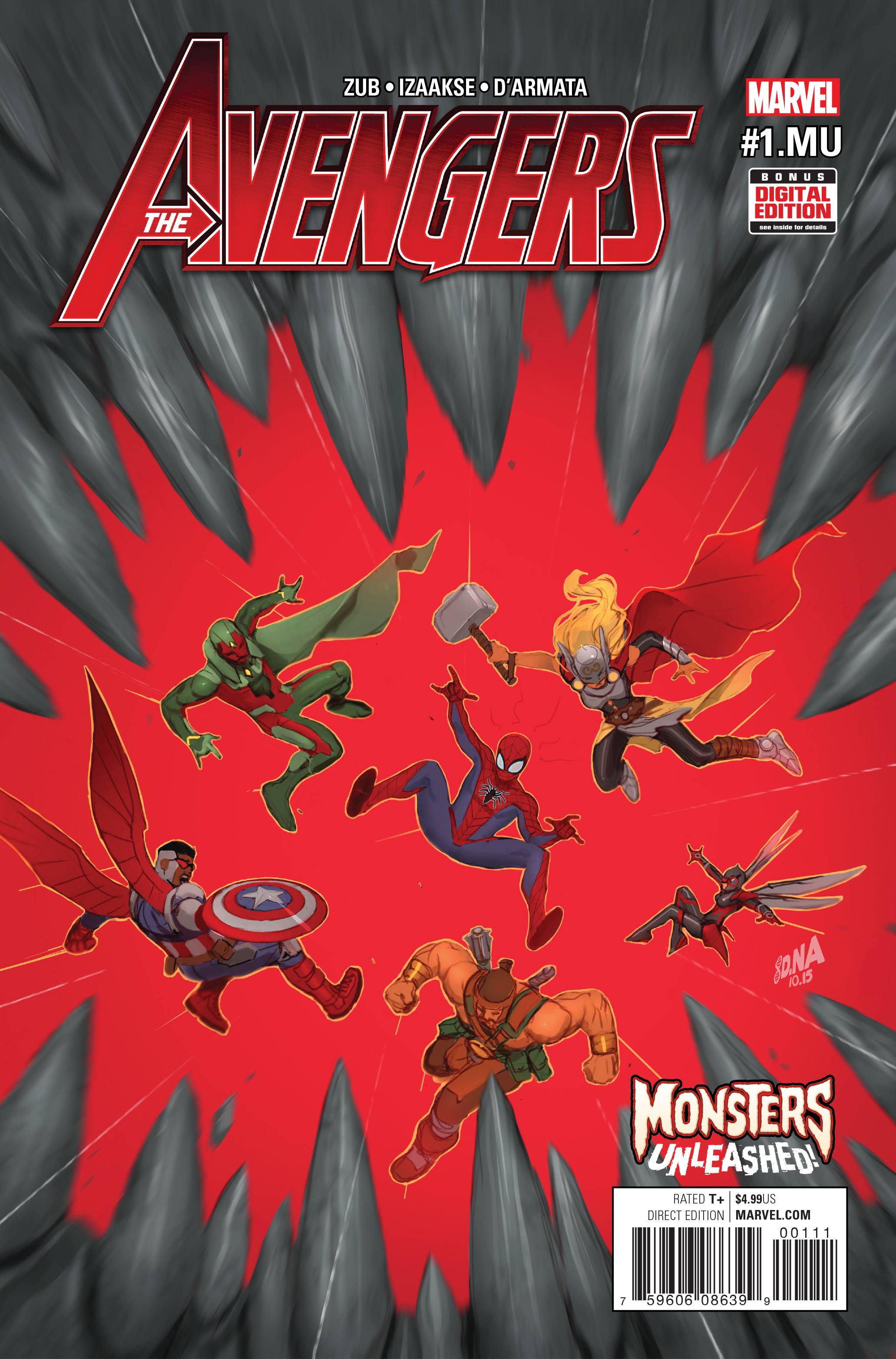 AVENGERS (2016) #01.MU