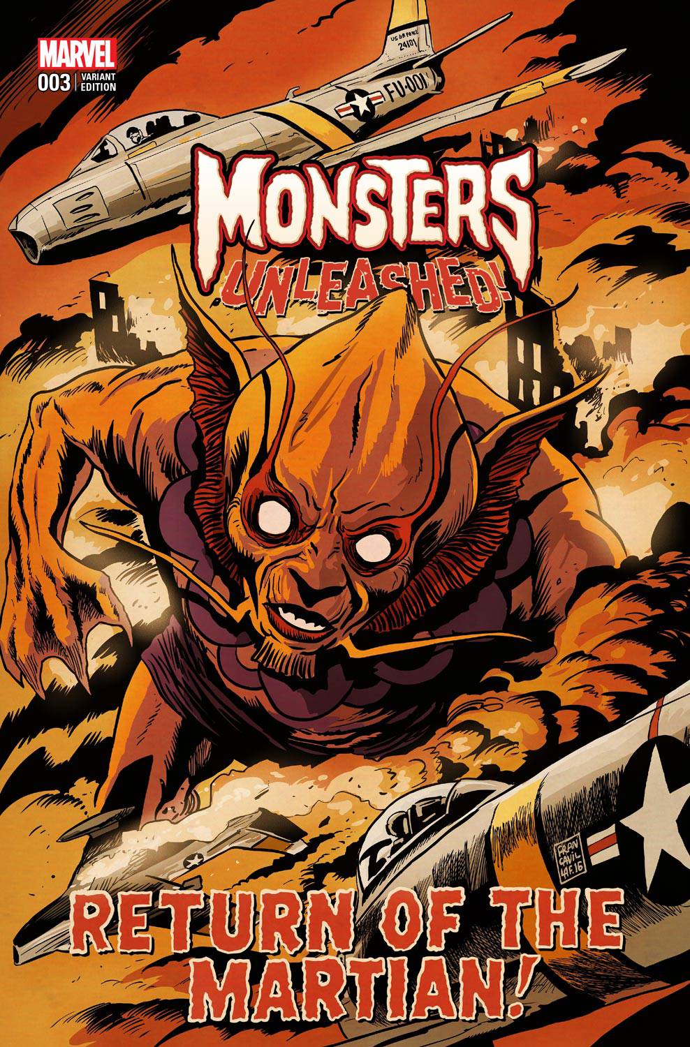 MONSTERS UNLEASHED (2017) #3 (OF 5) FRANCAVILLA 50S MOVIE PO