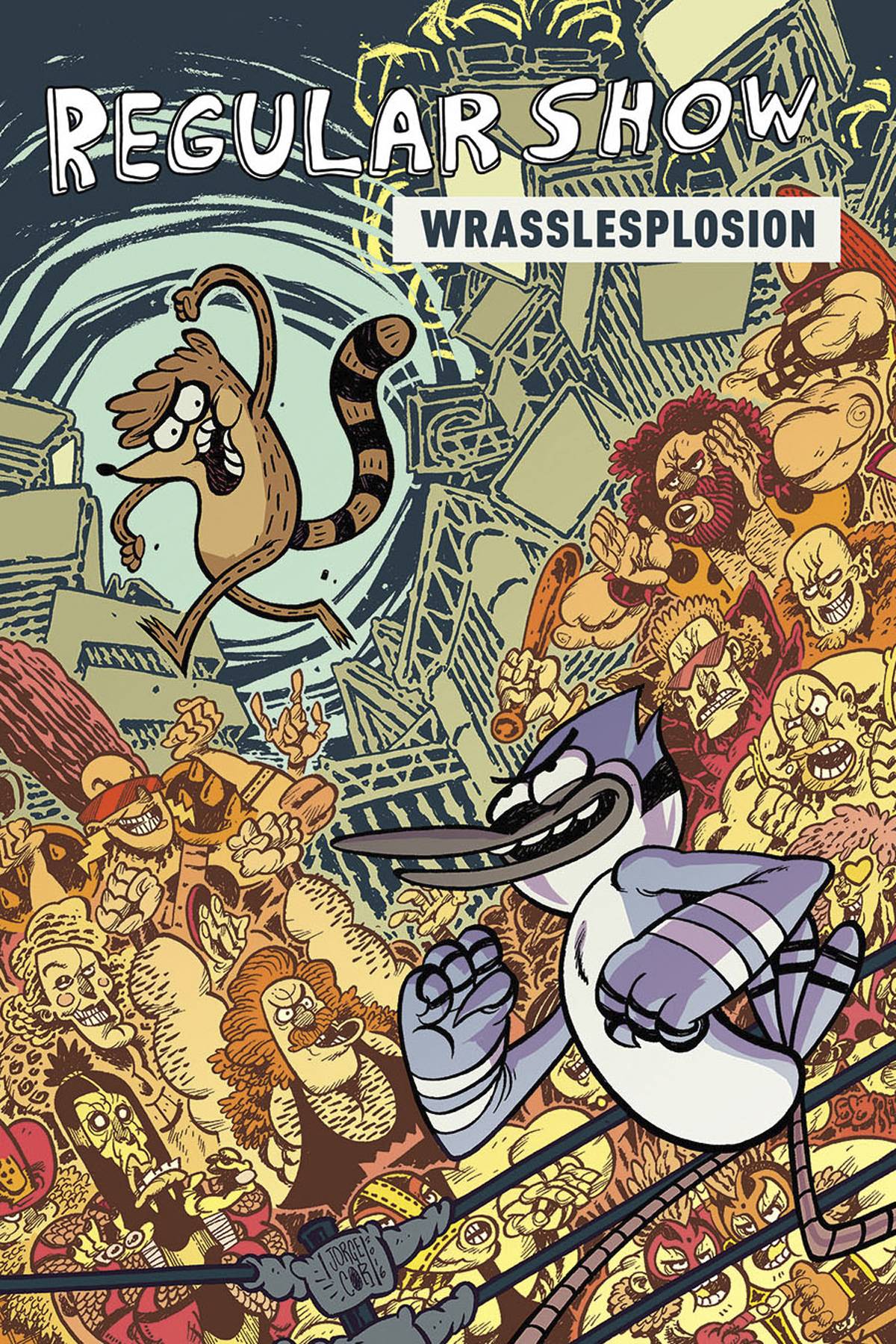 REGULAR SHOW ORIGINAL GN VOL 04 WRASSLESPLOSION