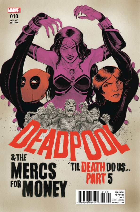 DEADPOOL AND MERCS FOR MONEY #10 FRANCAVILLA  POSTER VAR