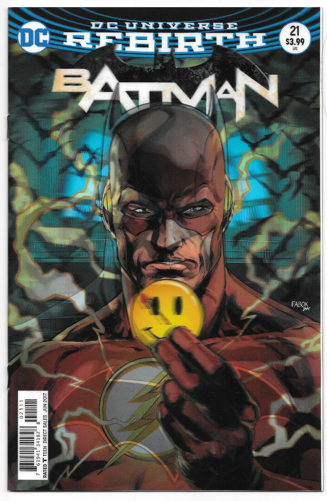 BATMAN #021 LENTICULAR VAR ED(THE BUTTON)