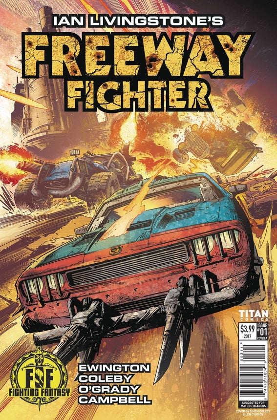 IAN LIVINGSTONES FREEWAY FIGHTER #1 (OF 4) CVR A COLEBY