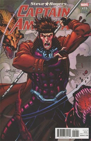 CAPTAIN AMERICA STEVE ROGERS #19 X-MEN CARD VAR SE