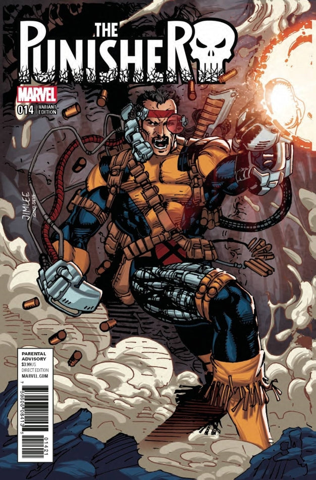 PUNISHER #14 X-MEN CARD VAR