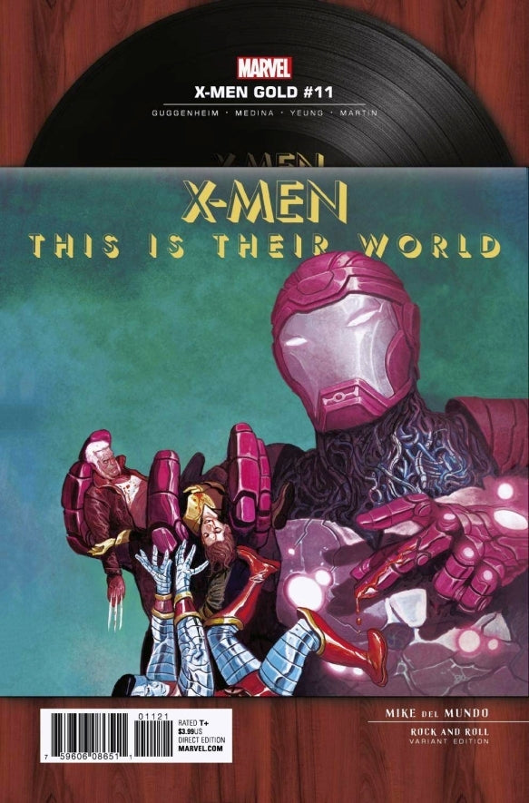 X-MEN GOLD #11 DEL MUNDO ROCK N ROLL VAR