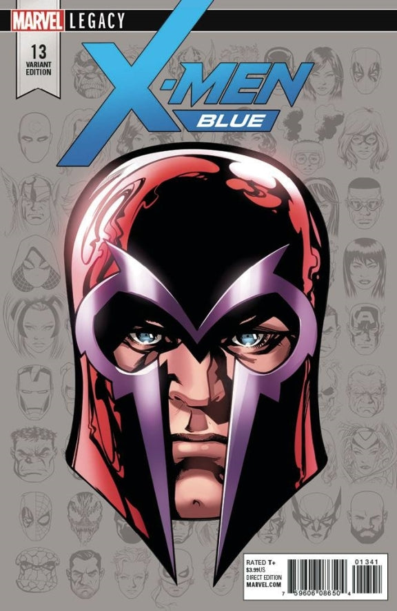 X-MEN BLUE #13 MCKONE LEGACY HEADSHOT VAR LEG