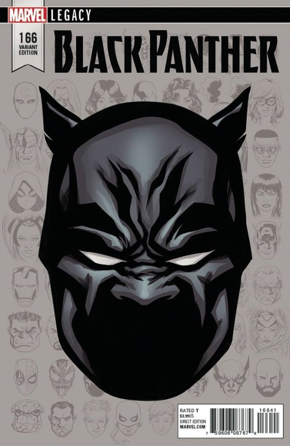 BLACK PANTHER (2017) #166 MCKONE LEGACY HEADSHOT VAR LEG