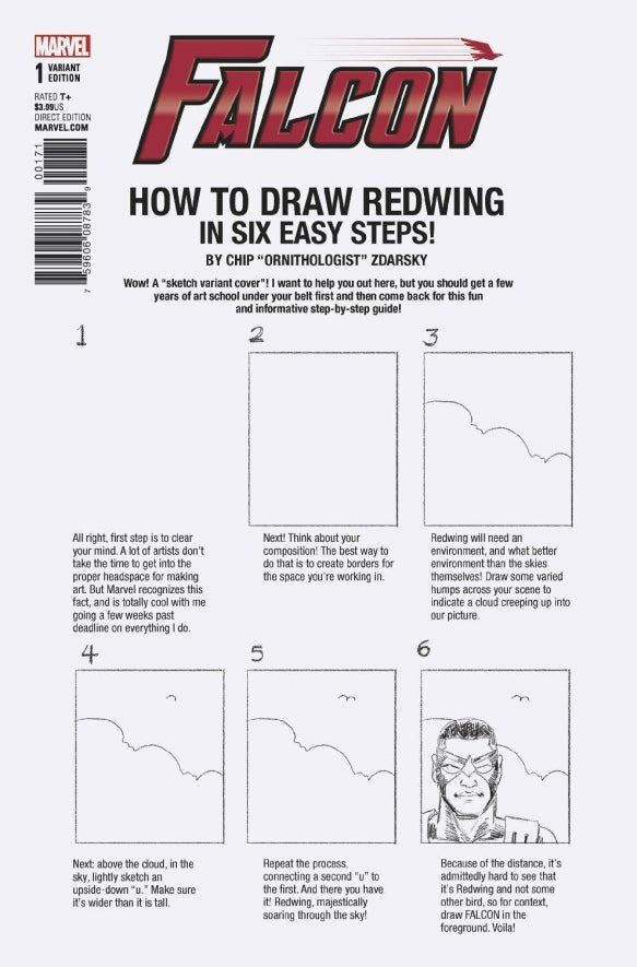 FALCON #1 ZDARSKY HOW TO DRAW VAR LEG