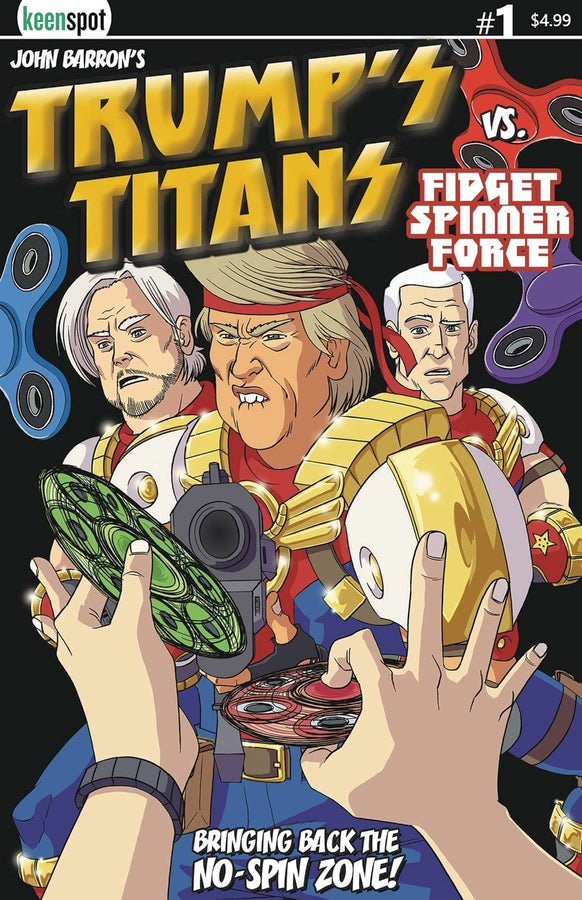 TRUMPS TITANS VS FIDGET SPINNER #1 CVR A NO SPIN ZONE VAR