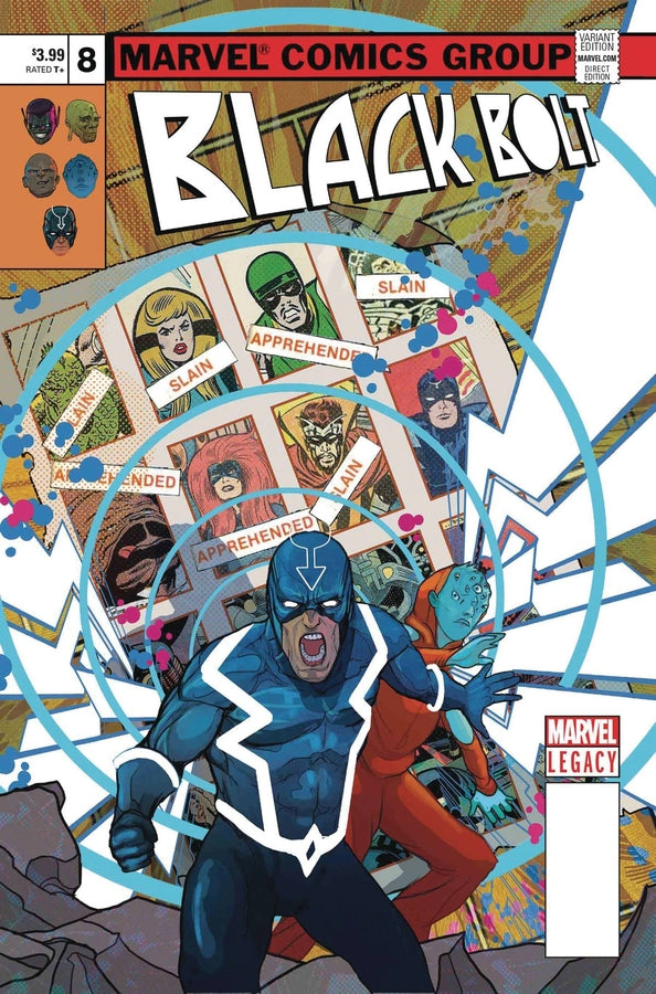 BLACK BOLT #8 LENTICULAR CVR