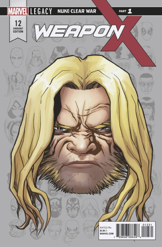 WEAPON X #12 MCKONE LEGACY HEADSHOT VAR LEG