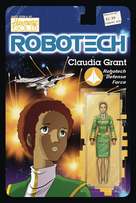 ROBOTECH #6 CVR B ACTION FIGURE VAR