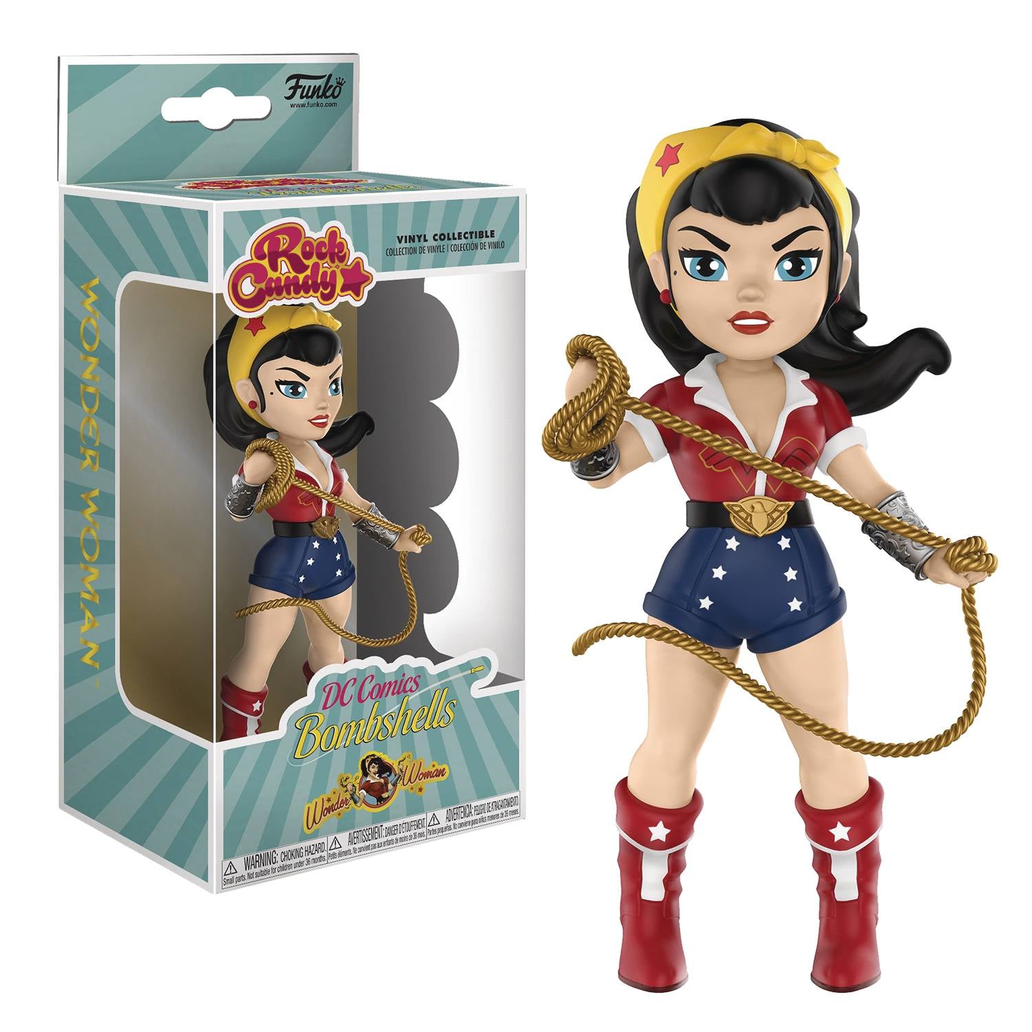 ROCK CANDY DC BOMBSHELLS WONDER WOMAN FIGURE