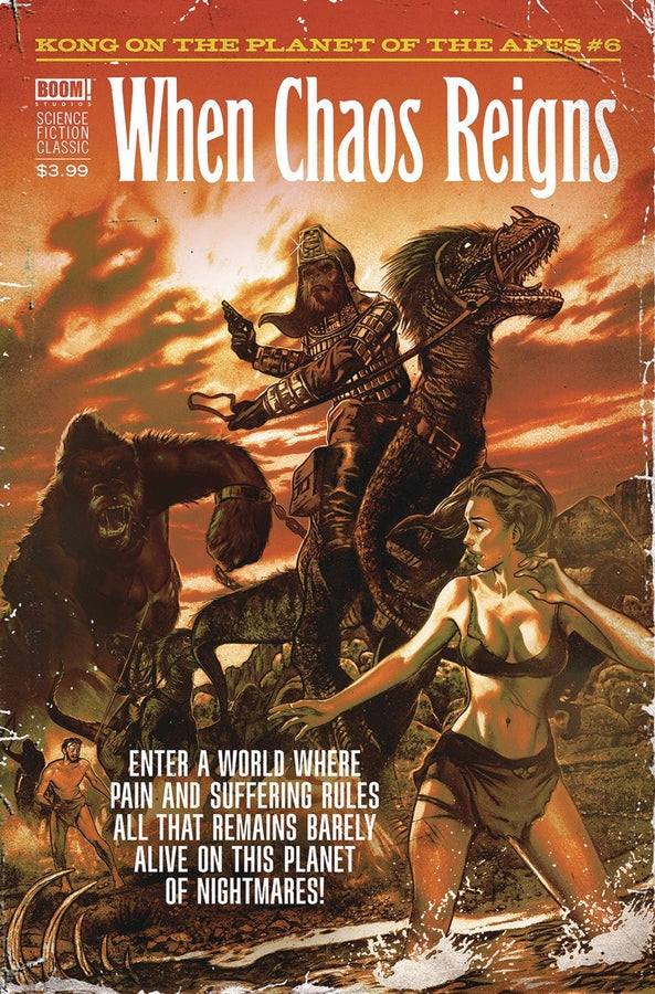 KONG ON PLANET OF APES #6 DALTON PULP VAR