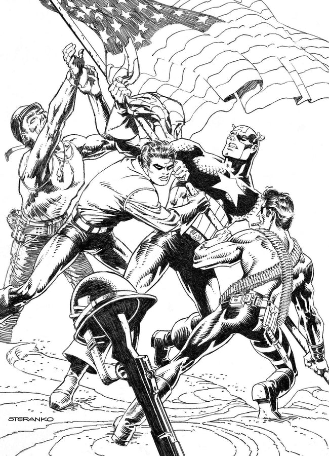 CAPTAIN AMERICA #700 STERANKOB&W VAR LEG