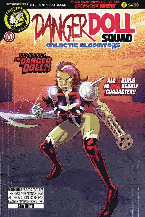 DANGER DOLL SQUAD GALACTIC GLADIATORS #2 CVR A YOUNG (MR)