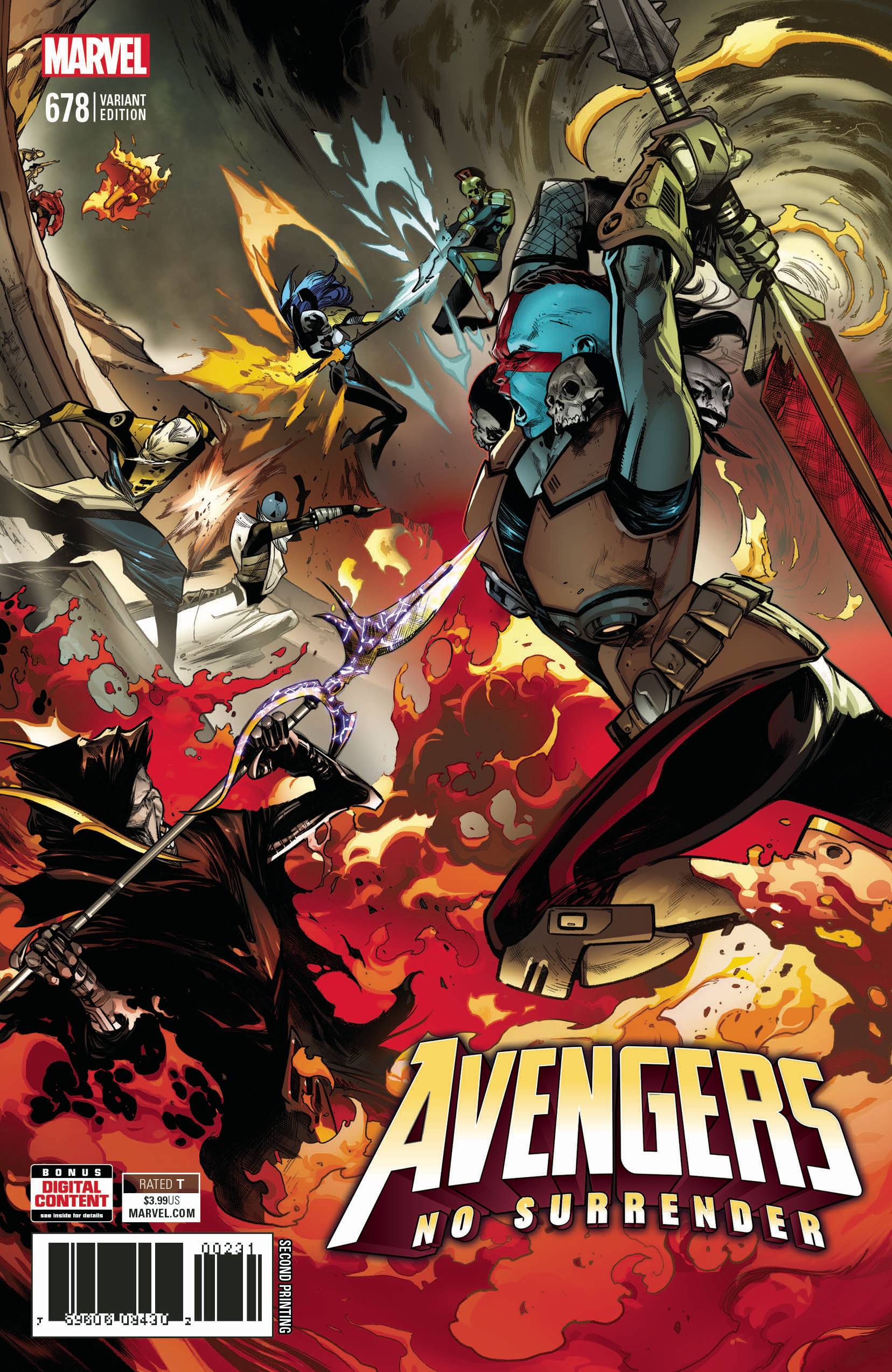 AVENGERS (2017) #678 2ND PTG LARRAZ VAR LEG