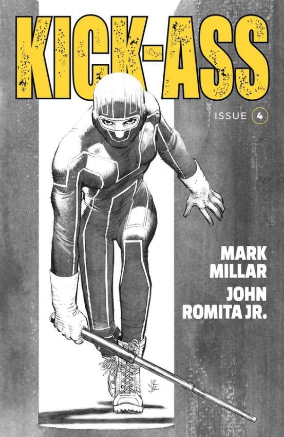 KICK-ASS #4 CVR B B&W ROMITA JR (MR)