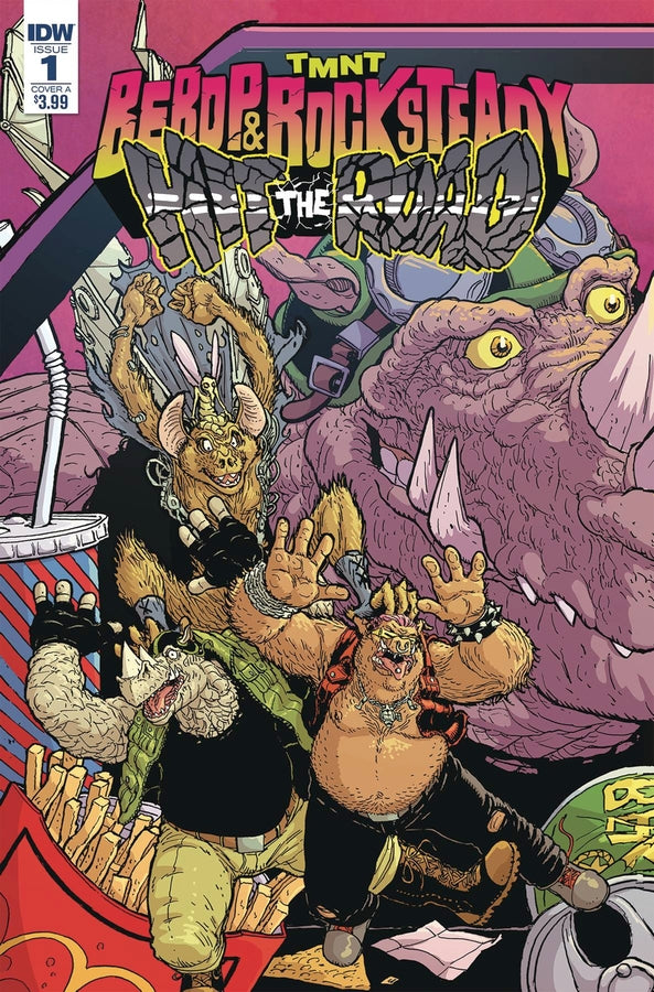 TMNT BEBOP ROCKSTEADY HIT THEROAD -SET- (#1 TO #5, A COVERS
