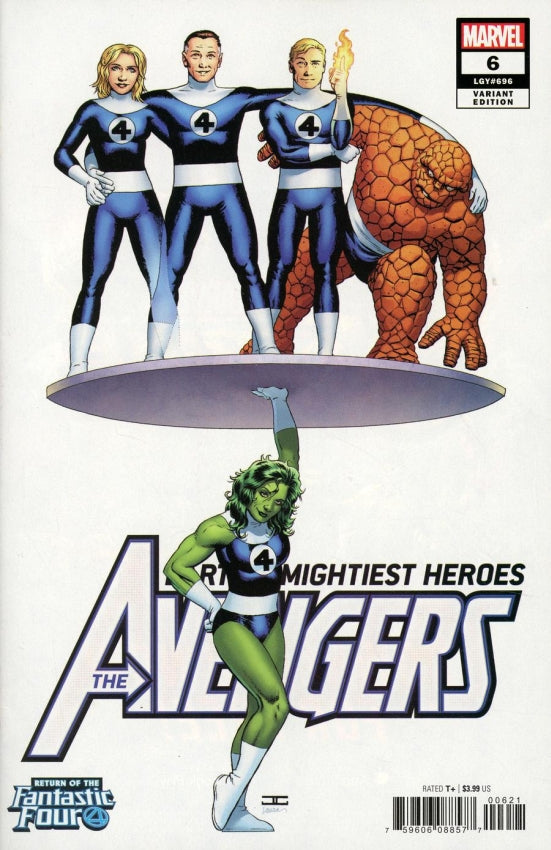 AVENGERS #6 CASSADAY RETURN OF FANTASTIC FOUR VAR