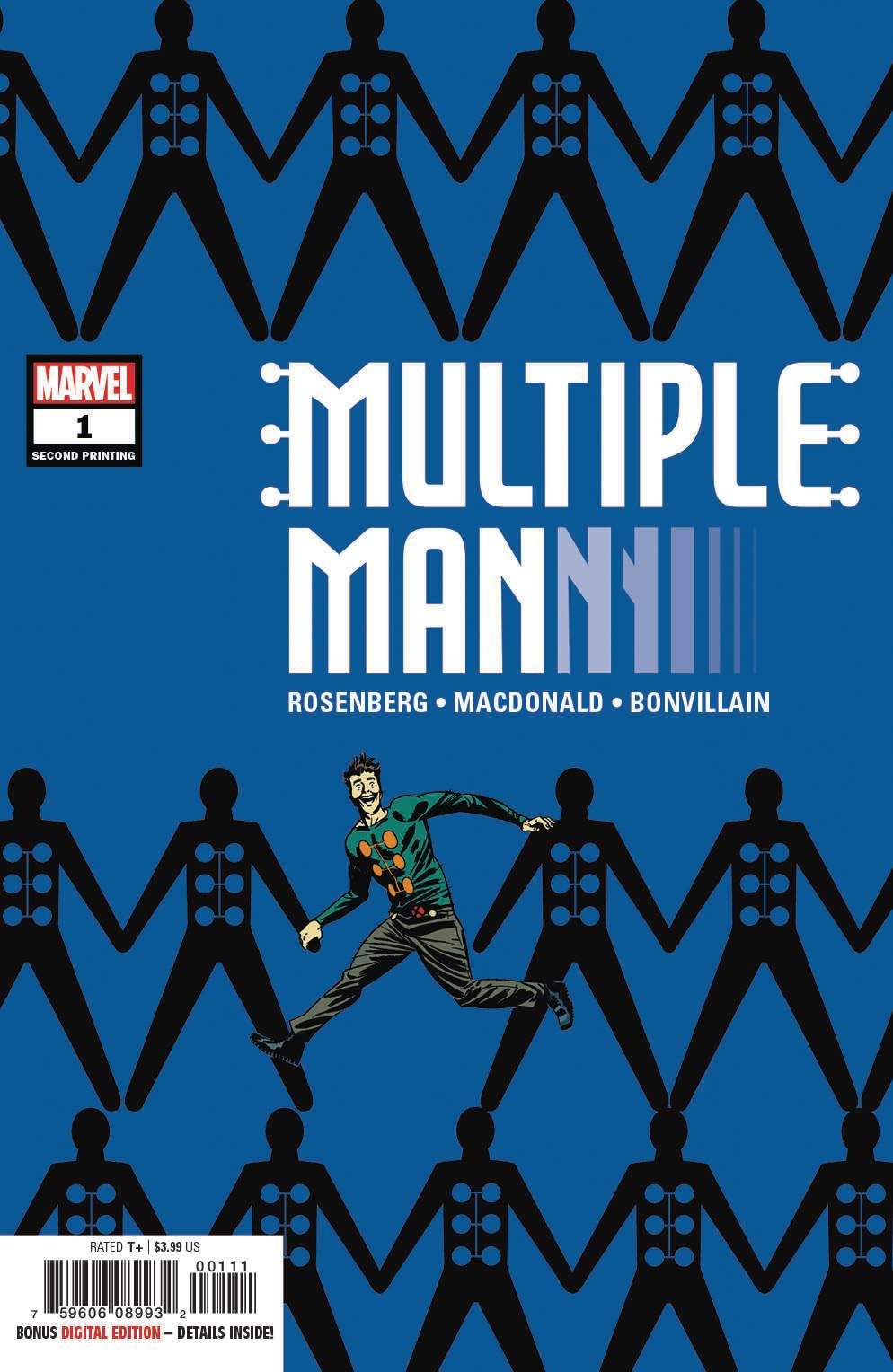 MULTIPLE MAN #1 (OF 5) 2ND PTG MARTIN VAR