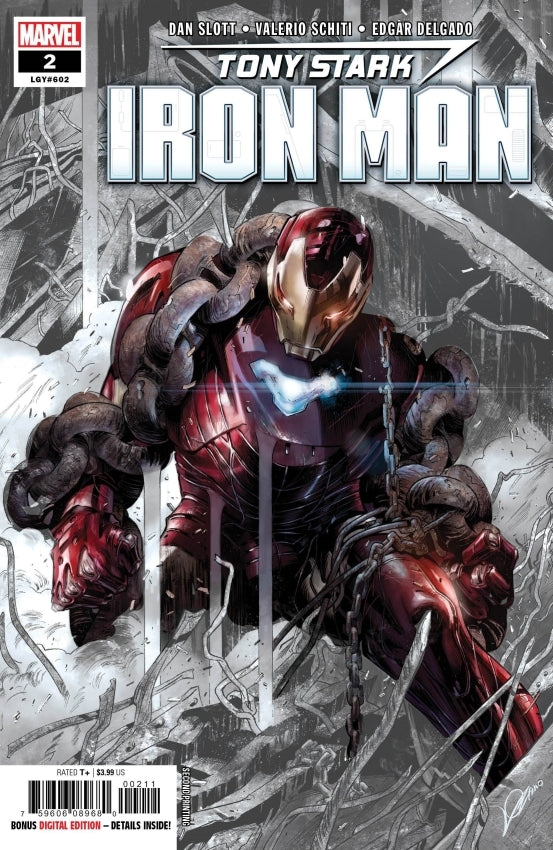 TONY STARK IRON MAN #02 LOZANO 2ND PTG VAR