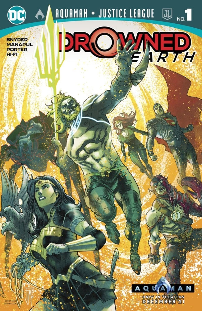 AQUAMAN JUSTICE LEAGUE DROWNED EARTH #1