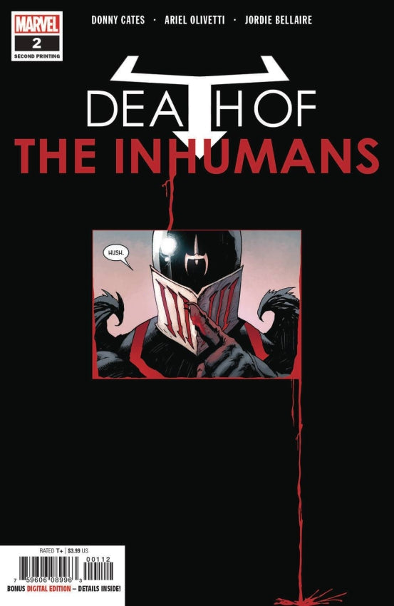 DEATH OF INHUMANS #2 (OF 5) 2ND PTG OLIVETTI VAR