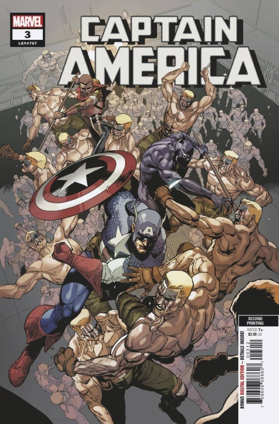 CAPTAIN AMERICA #3 2ND PTG YU VAR