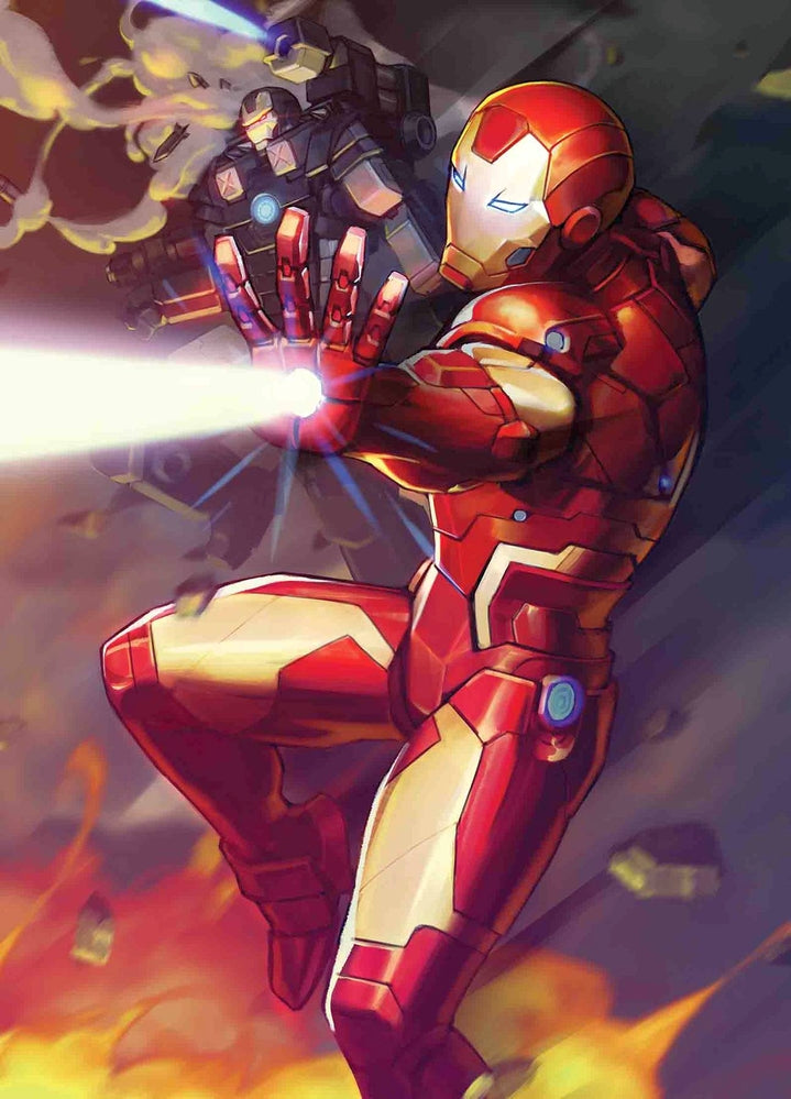 TONY STARK IRON MAN #12 NEXON MARVEL BATTLE LINES VAR