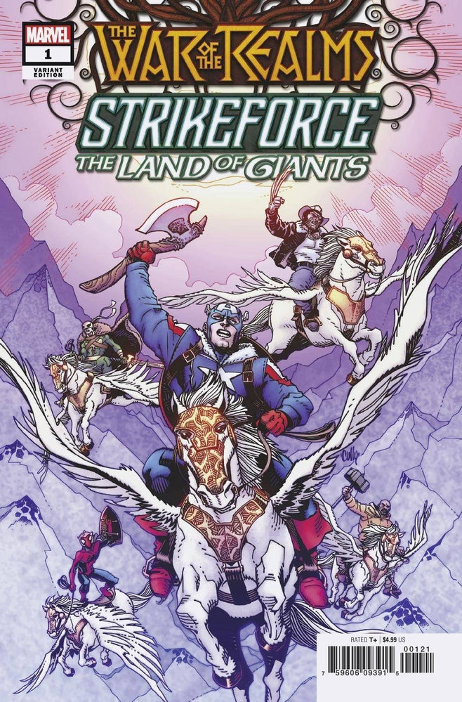 WAR OF REALMS STRIKEFORCE LAND OF GIANTS #1 HAMNER VAR #1