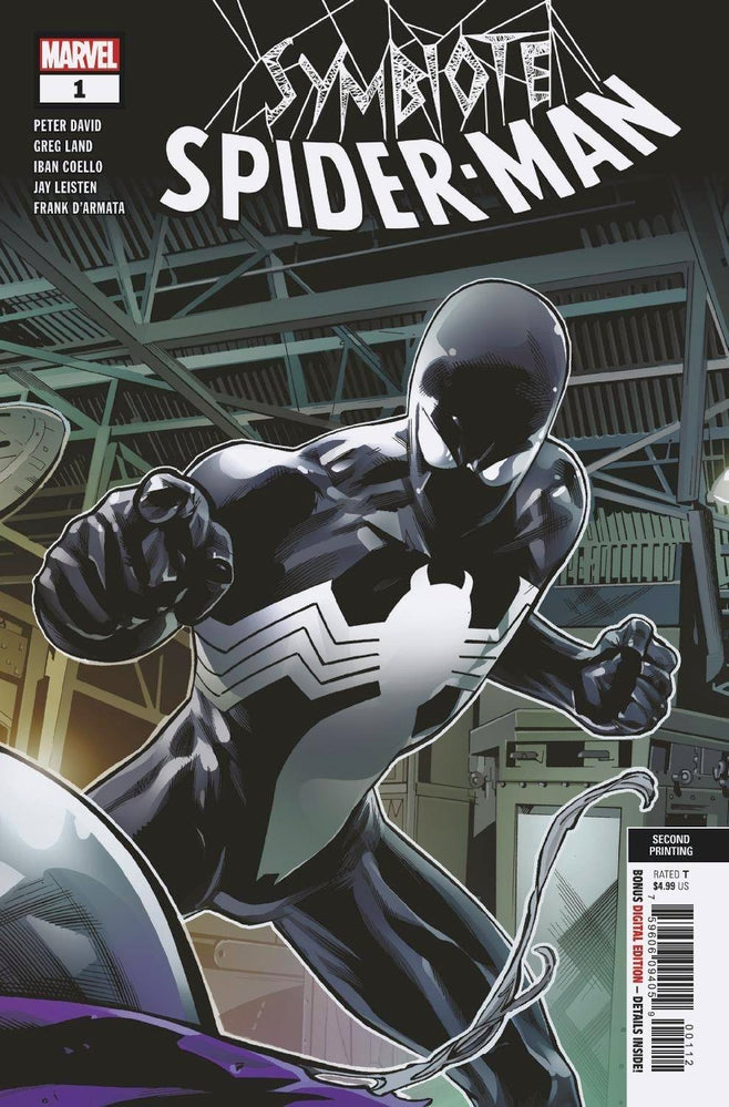 SYMBIOTE SPIDER-MAN #1 (OF 5) 2ND PTG LAND VAR