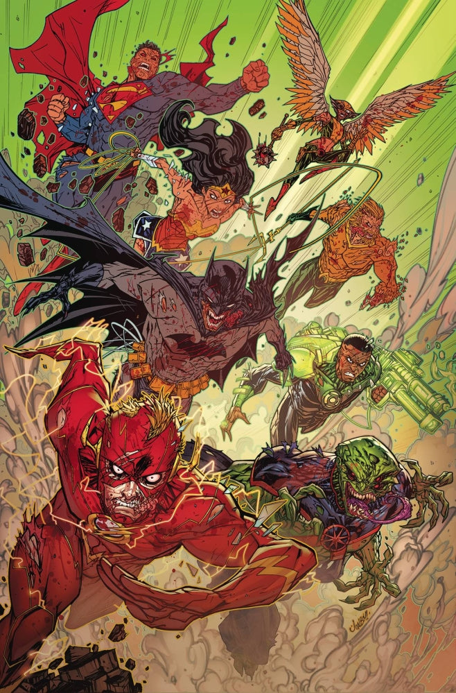JUSTICE LEAGUE #33 CARD STOCK VAR ED
