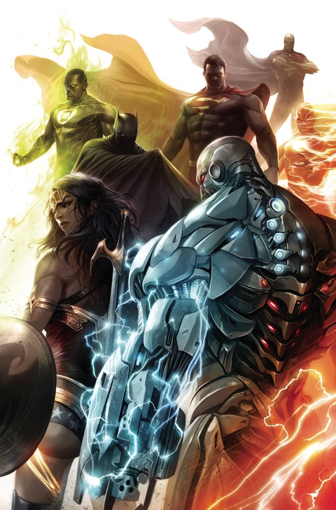 JUSTICE LEAGUE #34 CARD STOCK VAR ED