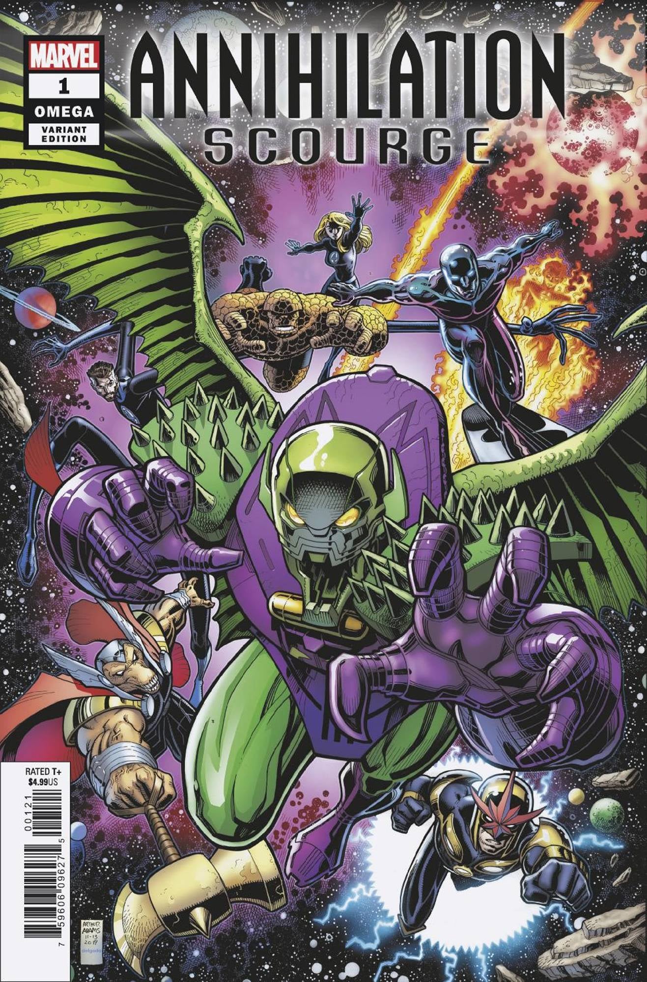 ANNIHILATION SCOURGE OMEGA #1 ART ADAMS VAR